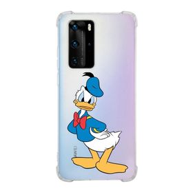 Printify Huawei P40 Pro Uyumlu Köşe Korumalı Antişok Kapak Donald Duck Tasarımlı Şeffaf Kılıf
