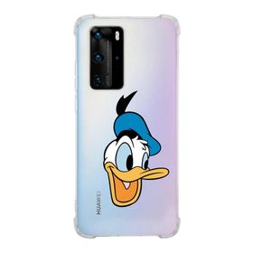 Printify Huawei P40 Pro Uyumlu Köşe Korumalı Antişok Kapak Donald Duck Tasarımlı Şeffaf Kılıf