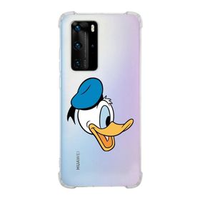 Printify Huawei P40 Pro Uyumlu Köşe Korumalı Antişok Kapak Donald Duck Tasarımlı Şeffaf Kılıf