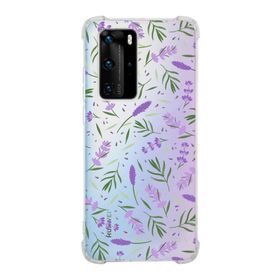 Printify Huawei P40 Pro Uyumlu Water Color 3 Baskılı Şeffaf Köşe Korumalı Antişok Kılıf