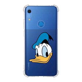 Printify Huawei Y6S Uyumlu Köşe Korumalı Antişok Kapak Donald Duck Tasarımlı Şeffaf Kılıf