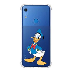 Printify Huawei Y6S Uyumlu Köşe Korumalı Antişok Kapak Donald Duck Tasarımlı Şeffaf Kılıf