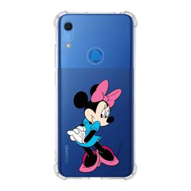 Printify Huawei Y6S Uyumlu Köşe Korumalı Antişok Kapak Minnie Mouse Tasarımlı Şeffaf Kılıf