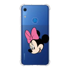 Printify Huawei Y6S Uyumlu Köşe Korumalı Antişok Kapak Minnie Mouse Tasarımlı Şeffaf Kılıf