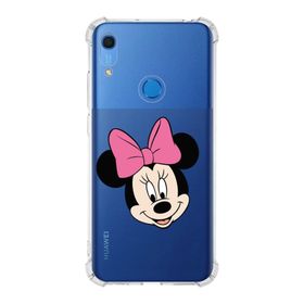 Printify Huawei Y6S Uyumlu Köşe Korumalı Antişok Kapak Minnie Mouse Tasarımlı Şeffaf Kılıf