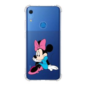 Printify Huawei Y6S Uyumlu Köşe Korumalı Antişok Kapak Minnie Mouse Tasarımlı Şeffaf Kılıf