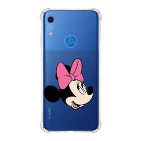 Printify Huawei Y6S Uyumlu Köşe Korumalı Antişok Kapak Minnie Mouse Tasarımlı Şeffaf Kılıf