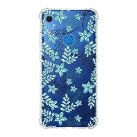 Printify Huawei Y6S Uyumlu Köşe Korumalı Antişok Kapak Su Yeşili Tasarımlı Şeffaf Kılıf