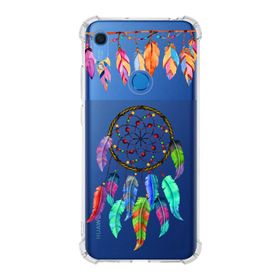 Printify Huawei Y6S Uyumlu Nazar Boncuğu 6 Baskılı Şeffaf Köşe Korumalı Antişok Kılıf