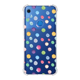 Printify Huawei Y6S Uyumlu Water Color 6 Baskılı Şeffaf Köşe Korumalı Antişok Kılıf