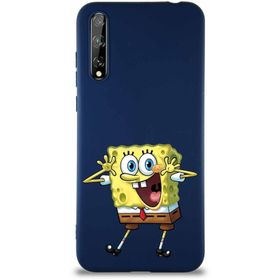 Printify Huawei Y8P Soft Premier Kapak Sünger Bob Tasarımlı Silikon Cep Telefonu Kılıfı