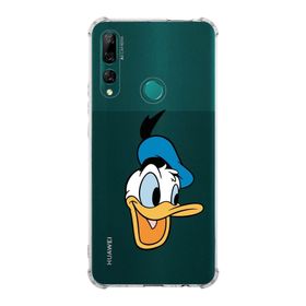 Printify Huawei Y9 Prime 2019 Uyumlu Köşe Korumalı Antişok Kapak Donald Duck Tasarımlı Şeffaf Kılıf