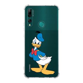Printify Huawei Y9 Prime 2019 Uyumlu Köşe Korumalı Antişok Kapak Donald Duck Tasarımlı Şeffaf Kılıf