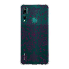Printify Huawei Y9 Prime 2019 Uyumlu Köşe Korumalı Antişok Kapak Nostalji Desen Tasarımlı Şeffaf Kılıf