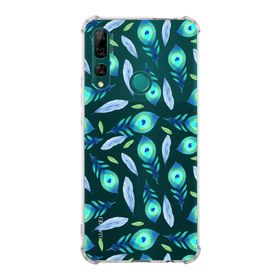 Printify Huawei Y9 Prime 2019 Uyumlu Nazar Boncuğu 3 Baskılı Şeffaf Köşe Korumalı Antişok Kılıf