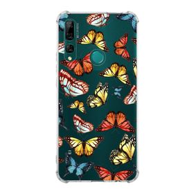 Printify Huawei Y9 Prime 2019 Uyumlu Water Color 2 Baskılı Şeffaf Köşe Korumalı Antişok Kılıf