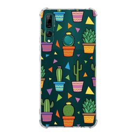 Printify Huawei Y9 Prime 2019 Uyumlu Water Color 4 Baskılı Şeffaf Köşe Korumalı Antişok Kılıf