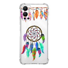 PrintiFy İnfinix Hot 12 Uyumlu Nazar Boncuğu 6 Baskılı Şeffaf Köşe Korumalı Antişok Kılıf