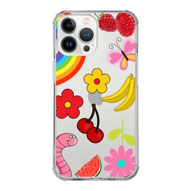Printify iPhone 13 Pro Uyumlu Water Color 5 Baskılı Şeffaf Köşe Korumalı Antişok Kılıf