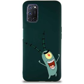 Printify Oppo A52 Soft Premier Kapak Plankton Tasarımlı Silikon Cep Telefonu Kılıfı