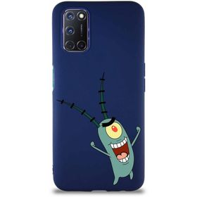 Printify Oppo A52 Soft Premier Kapak Plankton Tasarımlı Silikon Cep Telefonu Kılıfı