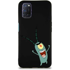 Printify Oppo A52 Soft Premier Kapak Plankton Tasarımlı Silikon Cep Telefonu Kılıfı
