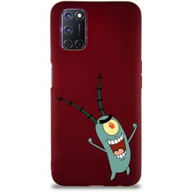 Printify Oppo A72 Soft Premier Kapak Plankton Tasarımlı Silikon Cep Telefonu Kılıfı