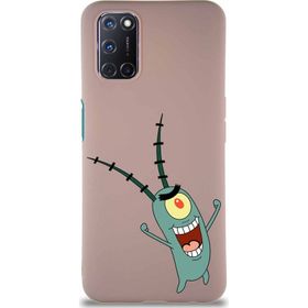 Printify Oppo A72 Soft Premier Kapak Plankton Tasarımlı Silikon Cep Telefonu Kılıfı