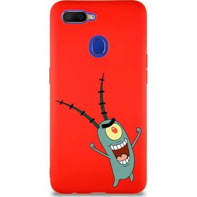 Printify Oppo Ax7 Soft Premier Kapak Plankton Tasarımlı Silikon Cep Telefonu Kılıfı