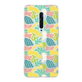 Printify Oppo Reno 2Z İle Uyumlu 1 mm Kapak Memphis Desen Tasarımlı Şeffaf Silikon Cep Telefonu Kılıfı