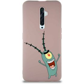 Printify Oppo Reno 2Z Soft Premier Kapak Plankton Tasarımlı Silikon Cep Telefonu Kılıfı