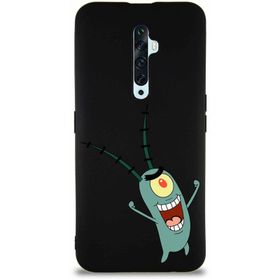 Printify Oppo Reno 2Z Soft Premier Kapak Plankton Tasarımlı Silikon Cep Telefonu Kılıfı