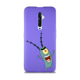 Printify Oppo Reno 2Z Soft Premier Kapak Plankton Tasarımlı Silikon Cep Telefonu Kılıfı