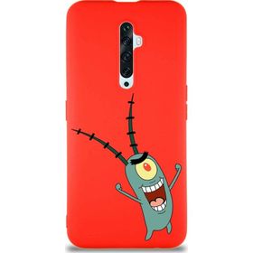 Printify Oppo Reno 2Z Soft Premier Kapak Plankton Tasarımlı Silikon Cep Telefonu Kılıfı
