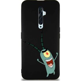 Printify Oppo Reno 2Z Soft Premier Kapak Plankton Tasarımlı Silikon Cep Telefonu Kılıfı