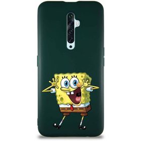 Printify Oppo Reno 2Z Soft Premier Kapak Sünger Bob Tasarımlı Silikon Cep Telefonu Kılıfı