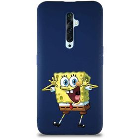 Printify Oppo Reno 2Z Soft Premier Kapak Sünger Bob Tasarımlı Silikon Cep Telefonu Kılıfı