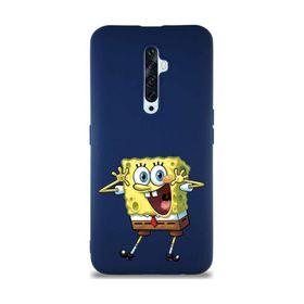 Printify Oppo Reno 2Z Soft Premier Kapak Sünger Bob Tasarımlı Silikon Cep Telefonu Kılıfı