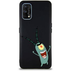 Printify Realme 7 Pro Soft Premier Kapak Plankton Tasarımlı Silikon Cep Telefonu Kılıfı