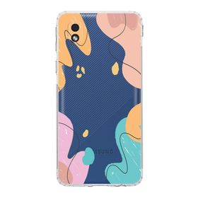 Printify Samsung Galaxy A01 Core Kamera Korumalı Kapak Karışık Renkler Tasarımlı Şeffaf Kılıf