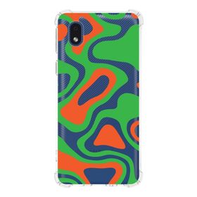 Printify Samsung Galaxy A01 Core Uyumlu Köşe Korumalı Antişok Kapak Renkli Desen Tasarımlı Şeffaf Kılıf