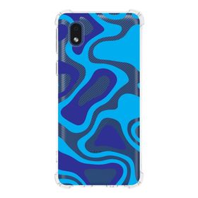 Printify Samsung Galaxy A01 Core Uyumlu Köşe Korumalı Antişok Kapak Renkli Desen Tasarımlı Şeffaf Kılıf