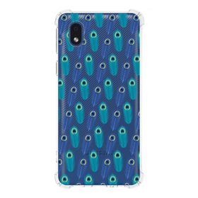 Printify Samsung Galaxy A01 Core Uyumlu Nazar Boncuğu 4 Baskılı Şeffaf Köşe Korumalı Antişok Kılıf