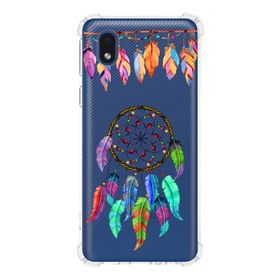 Printify Samsung Galaxy A01 Core Uyumlu Nazar Boncuğu 6 Baskılı Şeffaf Köşe Korumalı Antişok Kılıf