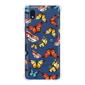 Printify Samsung Galaxy A01 Core Uyumlu Water Color 2 Baskılı Şeffaf Köşe Korumalı Antişok Kılıf