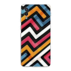 Printify Samsung Galaxy A02 Uyumlu Kamera Korumalı Kapak Grafiti C Tasarımlı Şeffaf Kılıf