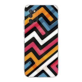 Printify Samsung Galaxy A02s Uyumlu Kamera Korumalı Kapak Grafiti C Tasarımlı Şeffaf Kılıf
