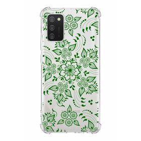 Printify Samsung Galaxy A02S Uyumlu Köşe Korumalı Antişok Kapak Nostalji Desen Tasarımlı Şeffaf Kılıf