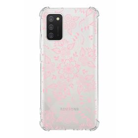 Printify Samsung Galaxy A02S Uyumlu Köşe Korumalı Antişok Kapak Nostalji Desen Tasarımlı Şeffaf Kılıf