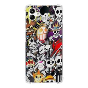 Printify Samsung Galaxy A04 Köşe Korumalı Antişok Kapak Grafiti Tasarımlı Şeffaf Kılıf